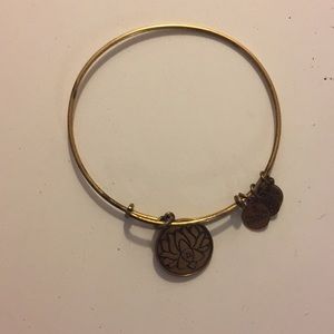 Alex and Ani lotus bracelet